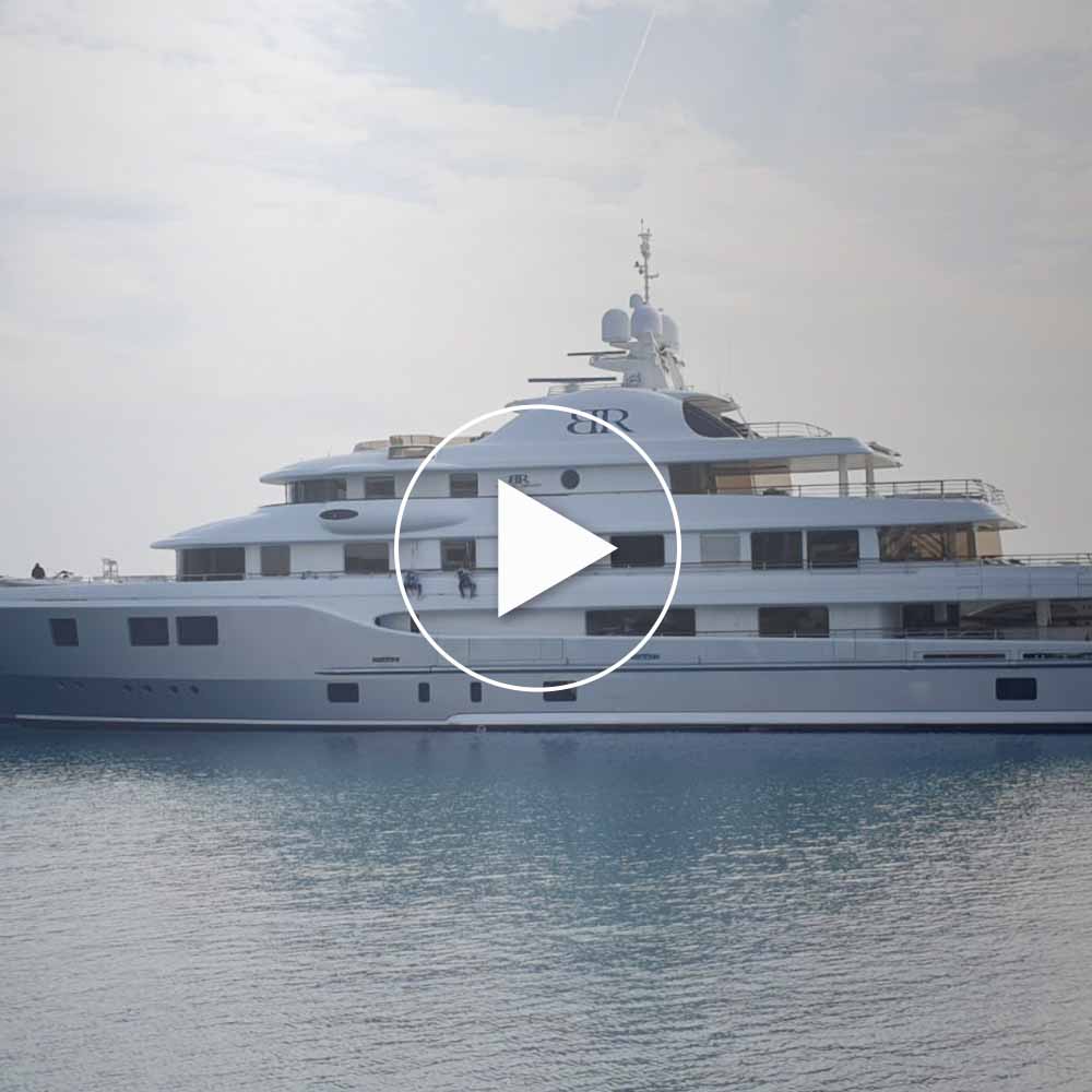 62 meter ICON superyacht wooden caprail wrap