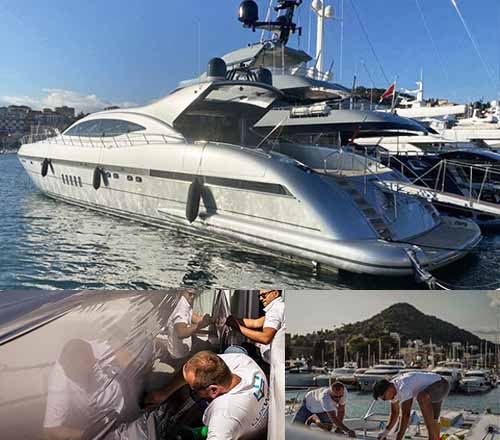 34m Silver Mangusta Wrap