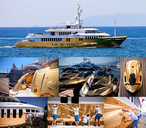 Gold Yacht Wrap