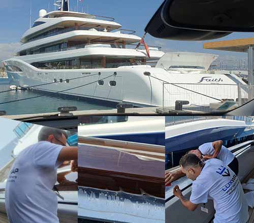 96m Feadship Cap Rails PPF